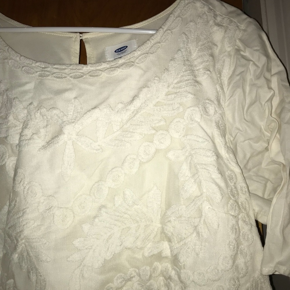 Cream Old Navy Dress